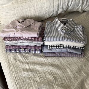 (SET OF 11 SHIRTS) Banana Republic Non-Iron Camden Fit Dress Shirts